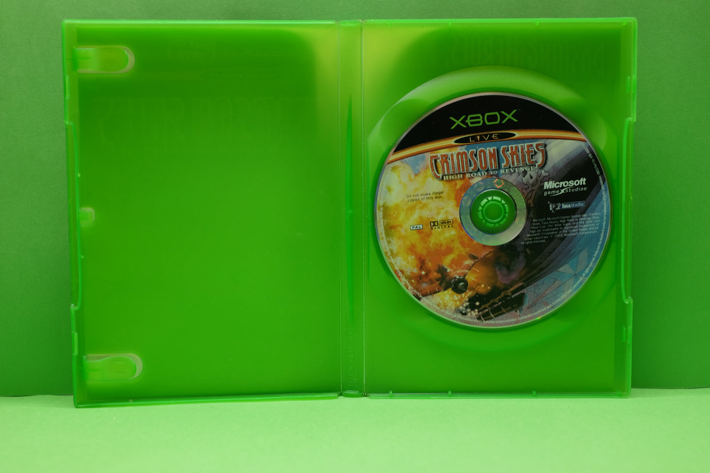 Crimson Skies High Road To Revenge *No Manual* - Xbox Original