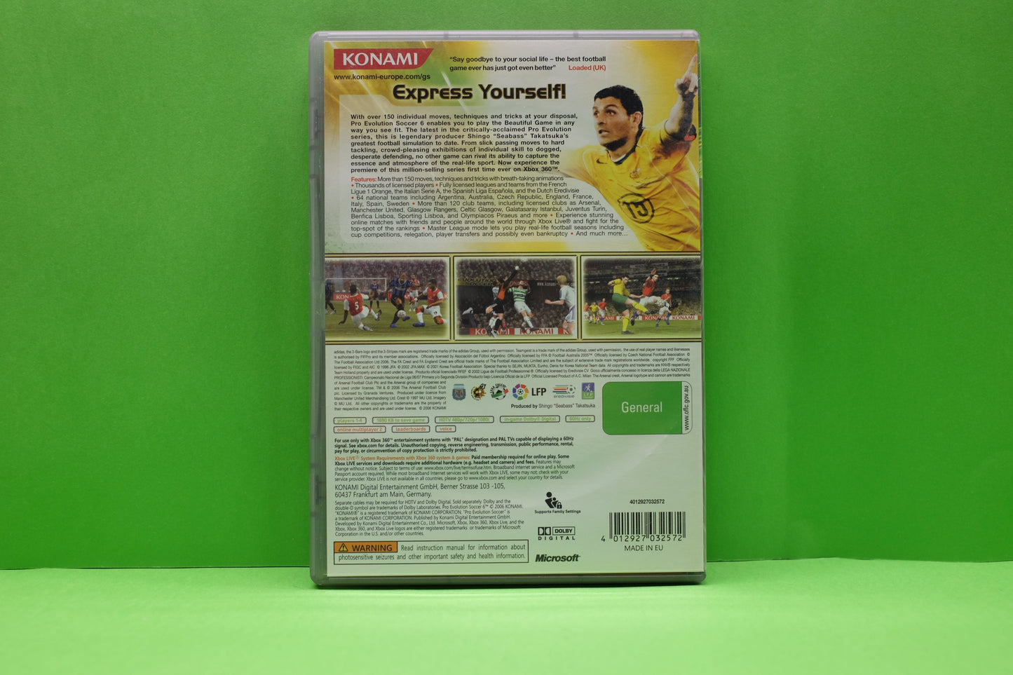 Pro Evolution Soccer 6 (Classics) - Xbox 360 - Pre-Owned