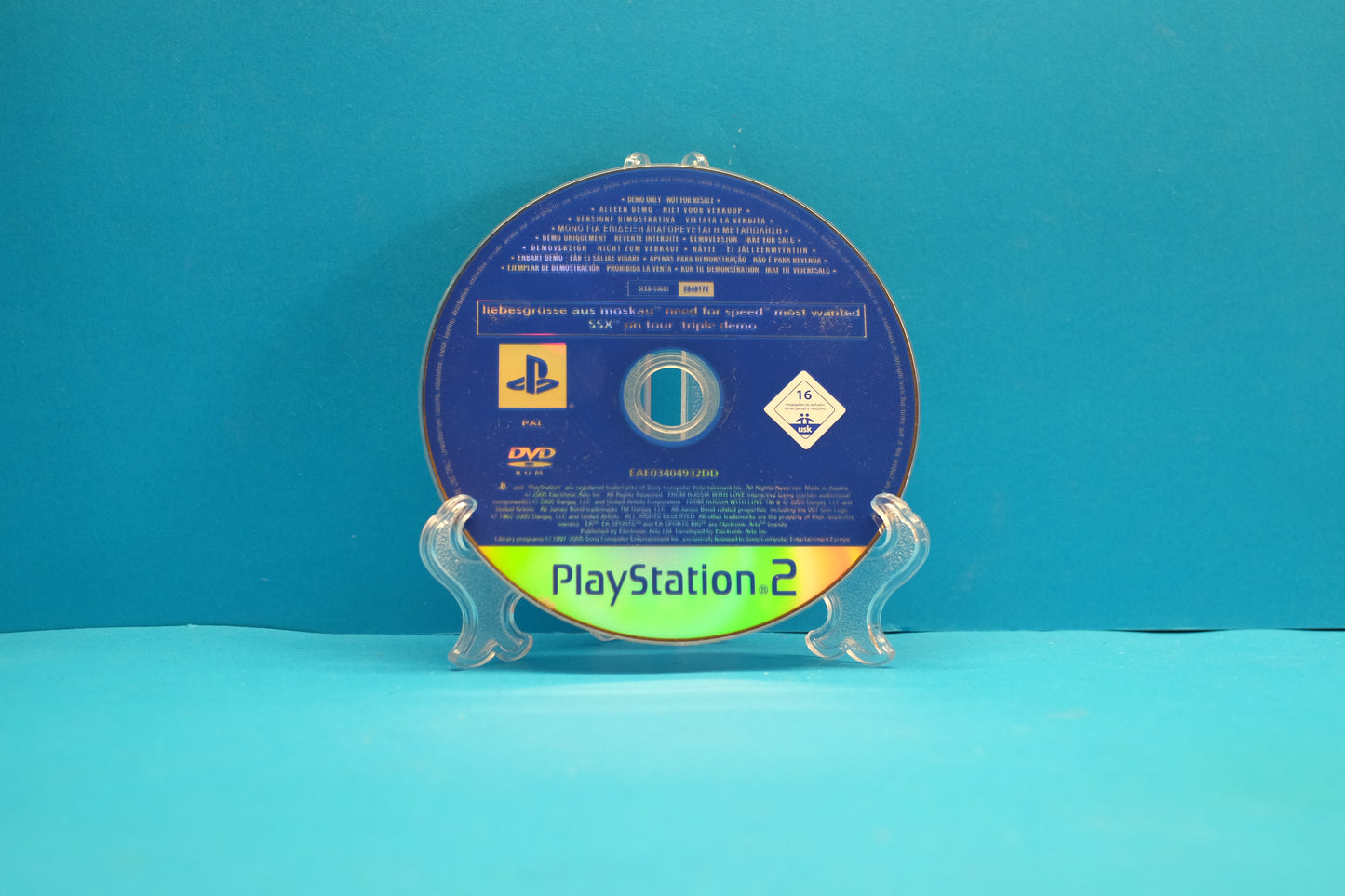 Need For Speed Most Wanted,SSX On Tour Triple Demo *Disc Only* - Playstation 2 - Pre-Owned