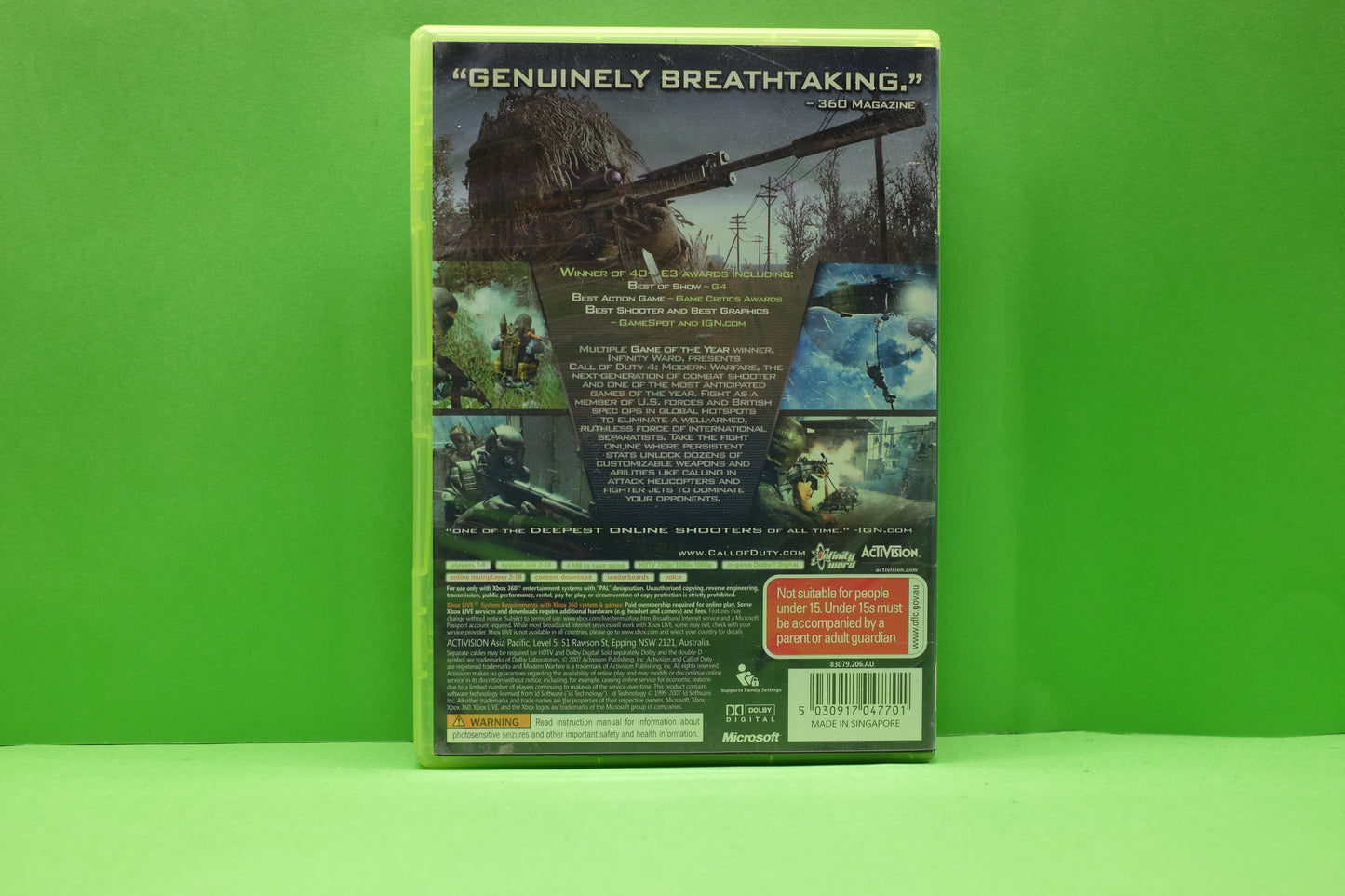 Call Of Duty 4 Modern Warfare - Xbox 360 - Pre-Owned