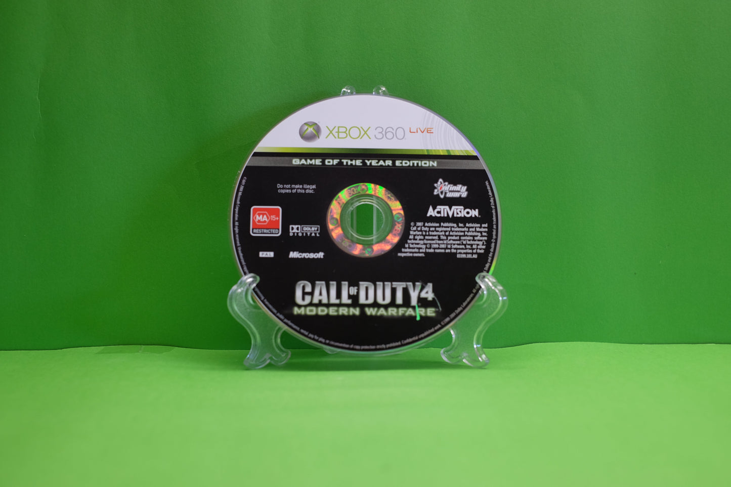 Call Of Duty 4 Modern Warfare (Game Of The Year Edition) *Disc Only* - Xbox 360 - Pre-Owned