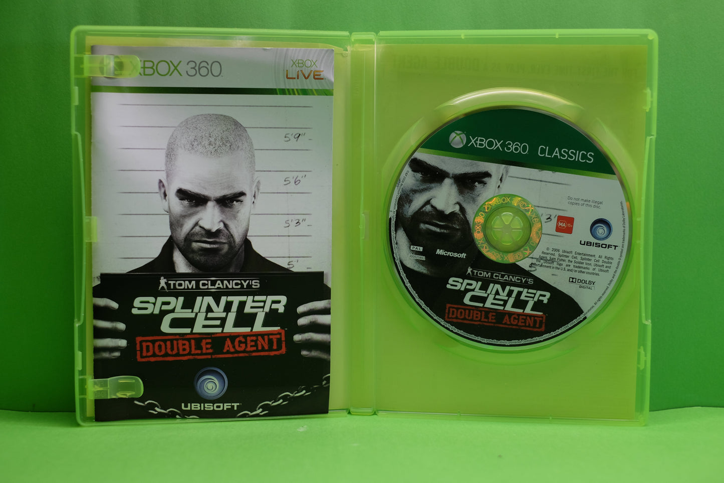 Tom Clancy's Splinter Cell Double Agent (Classics) - Xbox 360 - Pre-Owned