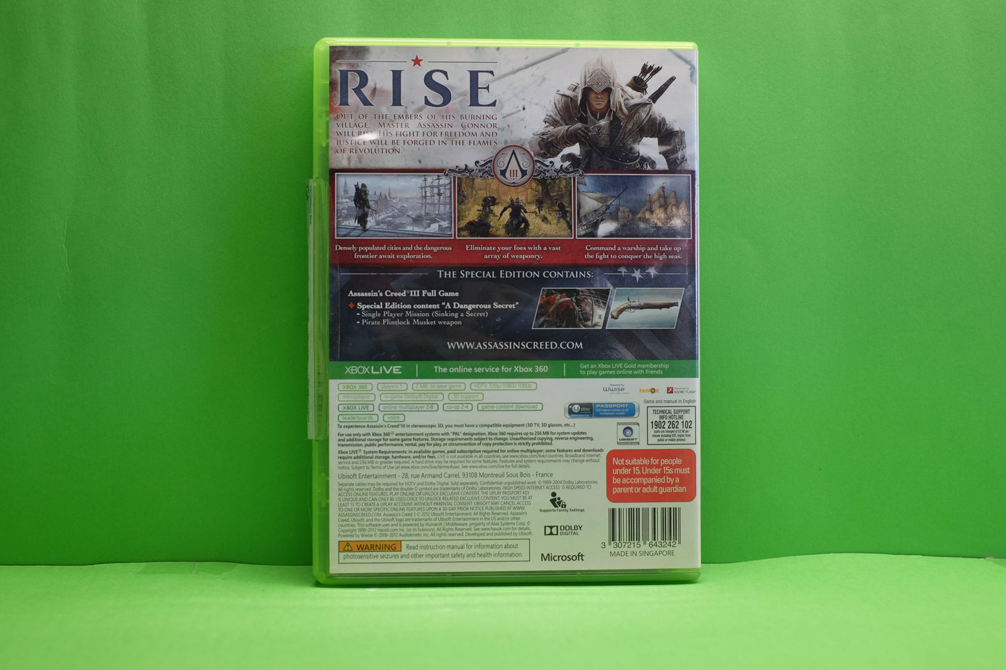 Assassin's Creed III (3) - Xbox 360 - Pre-Owned