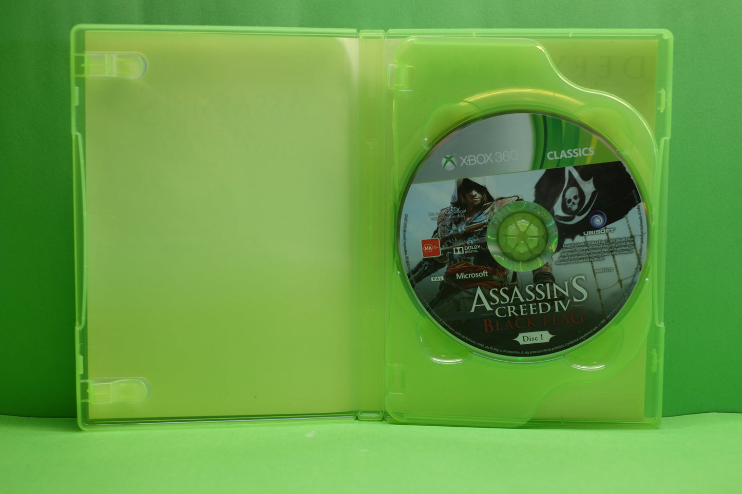 Assassin's Creed IV (4) Black Flag *No Manual* - Xbox 360 - Pre-Owned