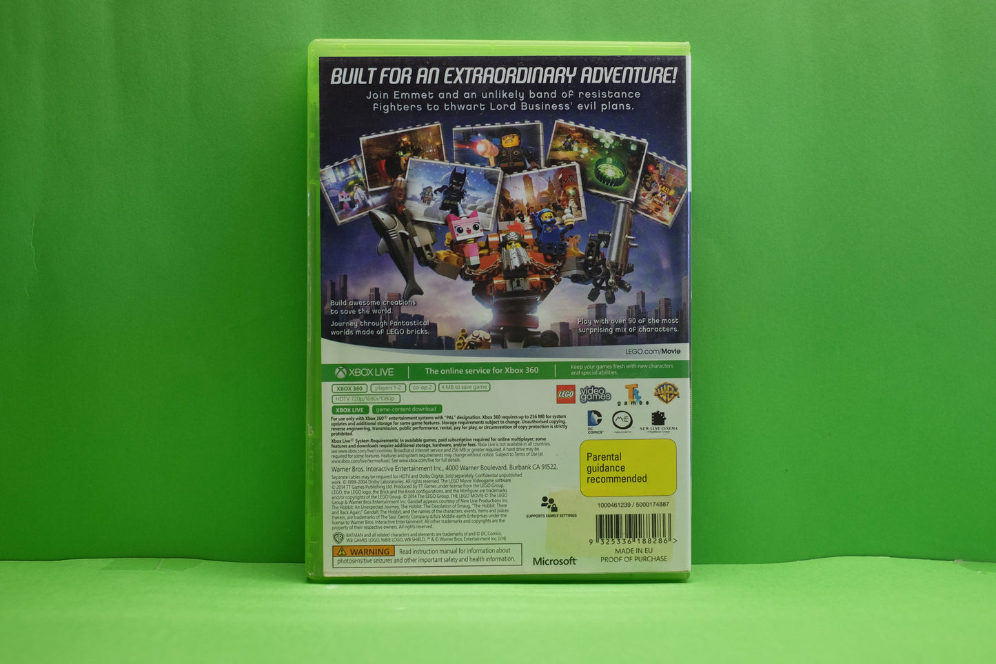 The Lego Movie Video Game *No Manual* - Xbox 360 - Pre-Owned