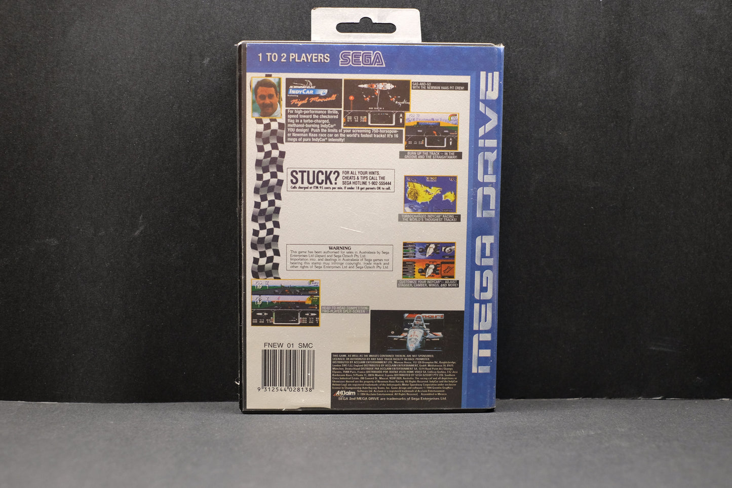 Newman Haas Indy Car Featuring Nigel Mansell - Sega Mega Drive - Pre-Owned