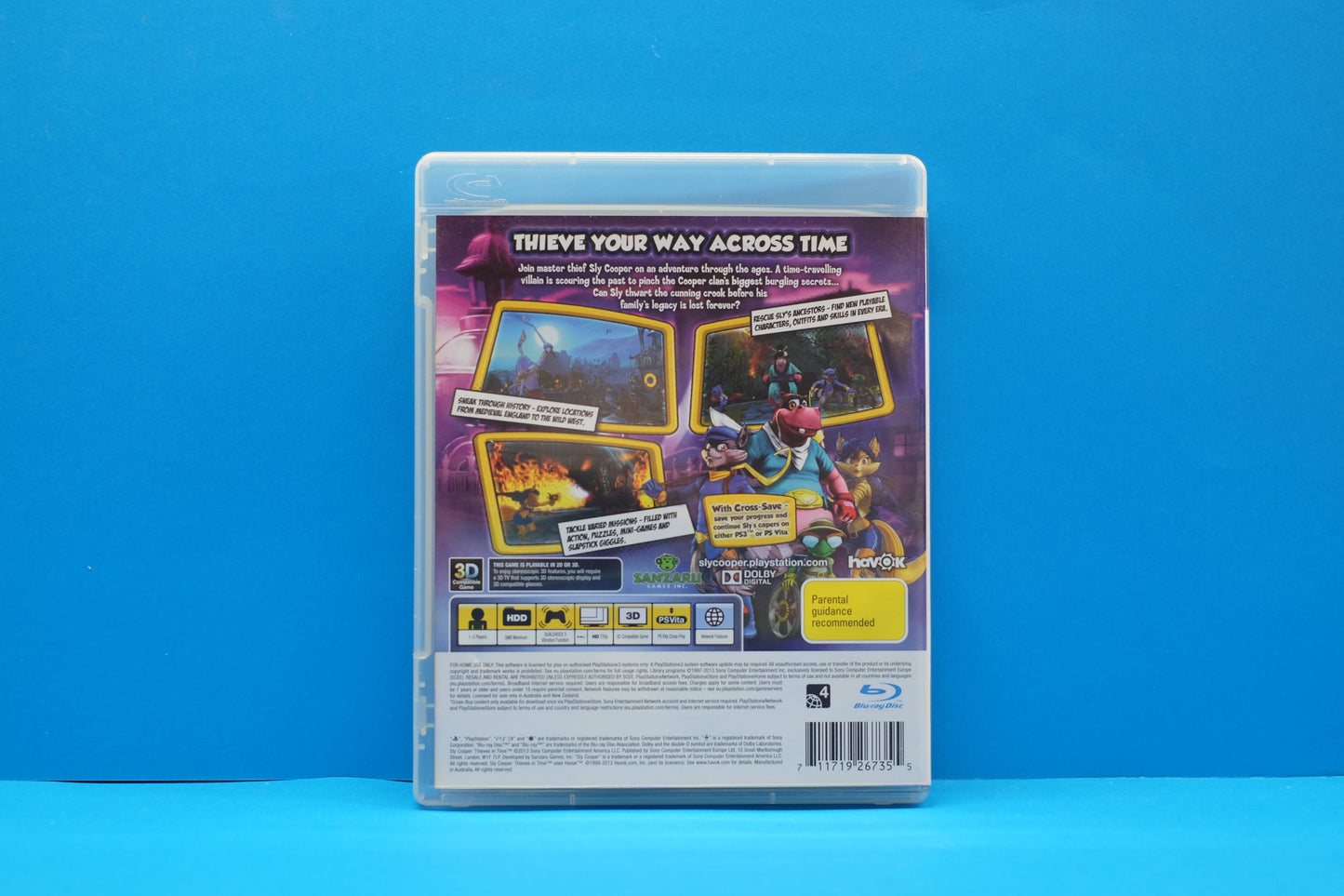 Sly Cooper Thieves In Time - Playstation 3 - Pre-Owned