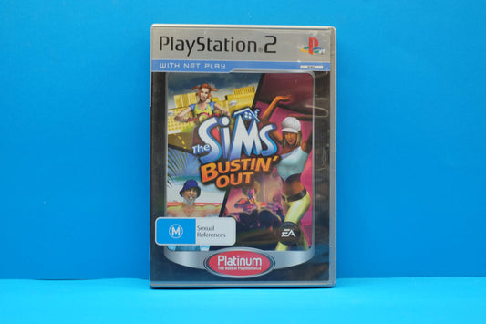 The Sims Bustin' Out (Platinum) - Playstation 2 - Pre-Owned