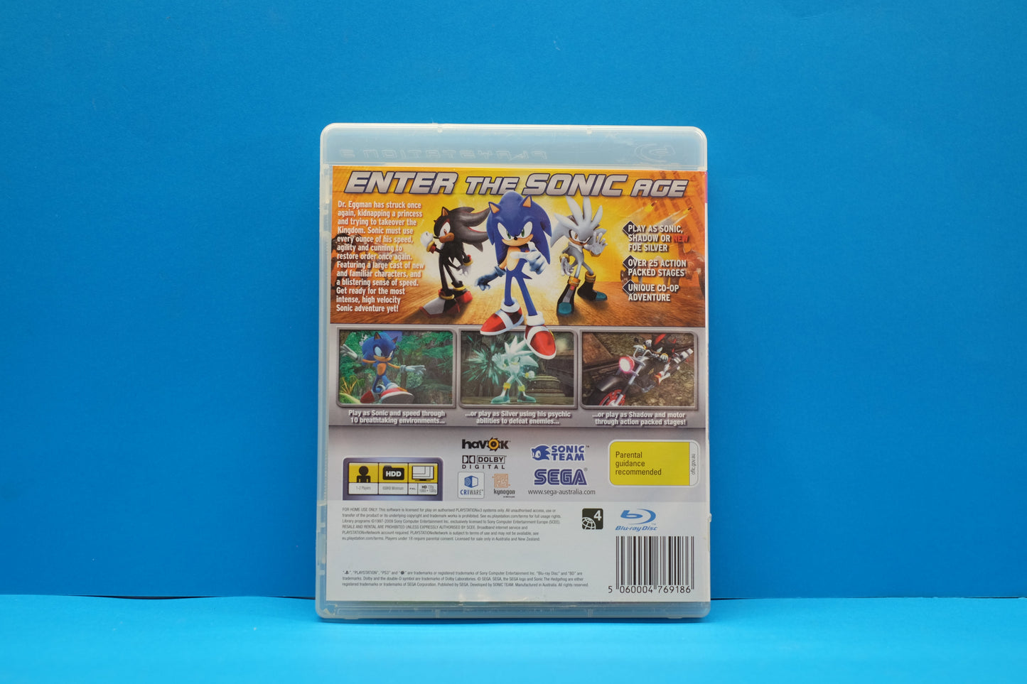 Sonic The Hedgehog - Playstation 3 - Pre-Owned