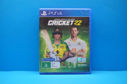 Cricket 22 The Official Game Of The Ashes - Playstation 4 - Pre-Owned