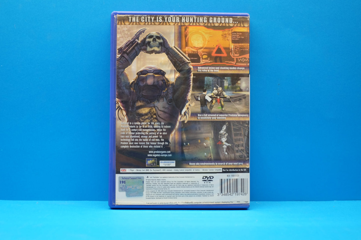 Predator Concrete Jungle *No Manual* - Playstation 2 - Pre-Owned