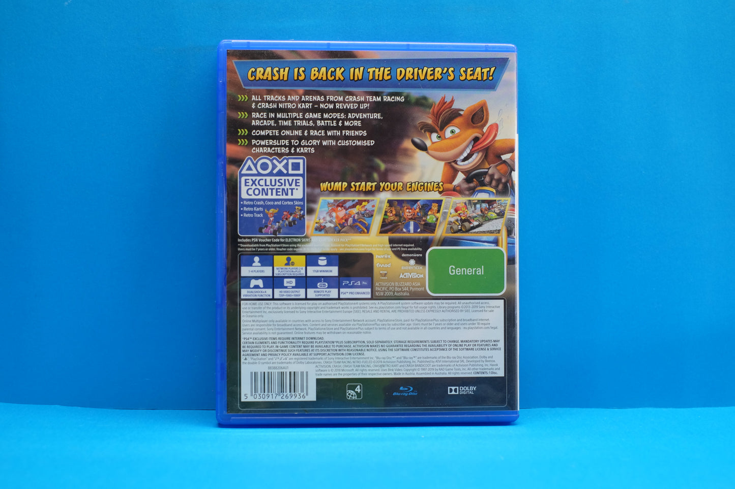 Crash Team Racing Nitro Fueled - Playstation 4 - Pre-Owned