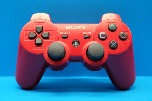 Official Dualshock 3 Playstation 3 Controller (Red) - Pre-Owned