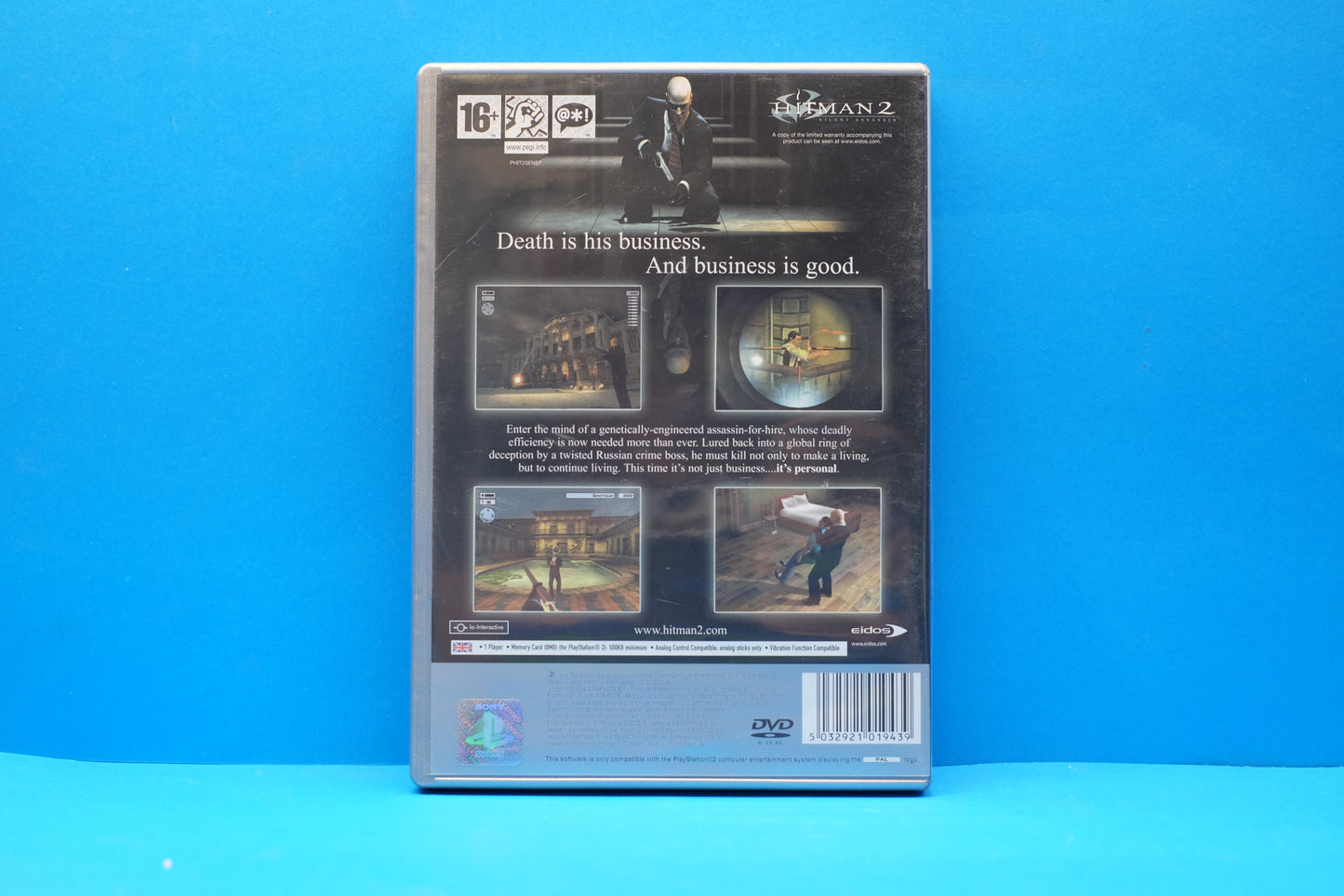 Hitman 2 Silent Assassin (Platinum) - Playstation 2 - Pre-Owned