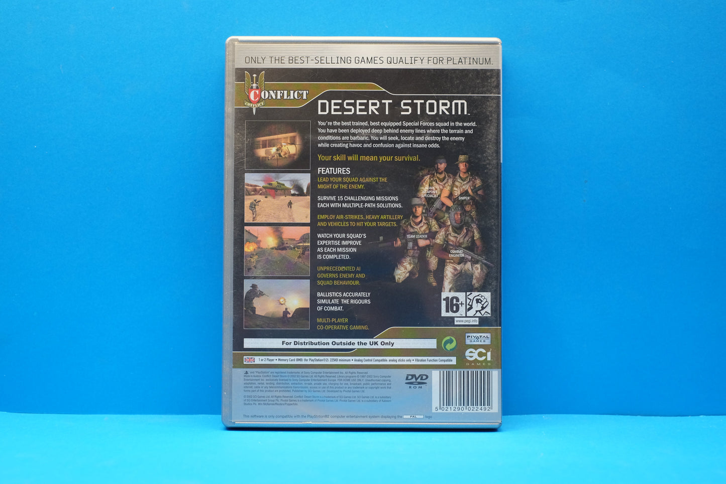 Conflict Desert Storm (Platinum) - Playstation 2 - Pre-Owned