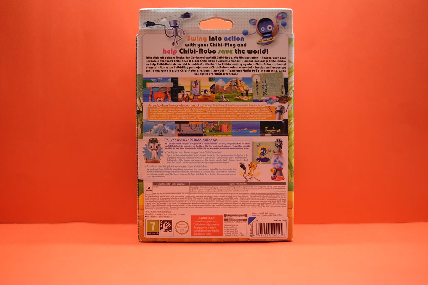 Chibi-Robo! Zip Lash Amiibo Bundle (Sealed) (Italian Version) - Nintendo 3DS - Pre-Owned