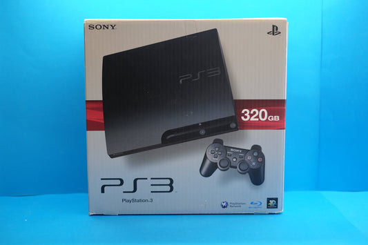 Playstation 3 Slim Console 320GB (Black) (Boxed) - Pre-Owned