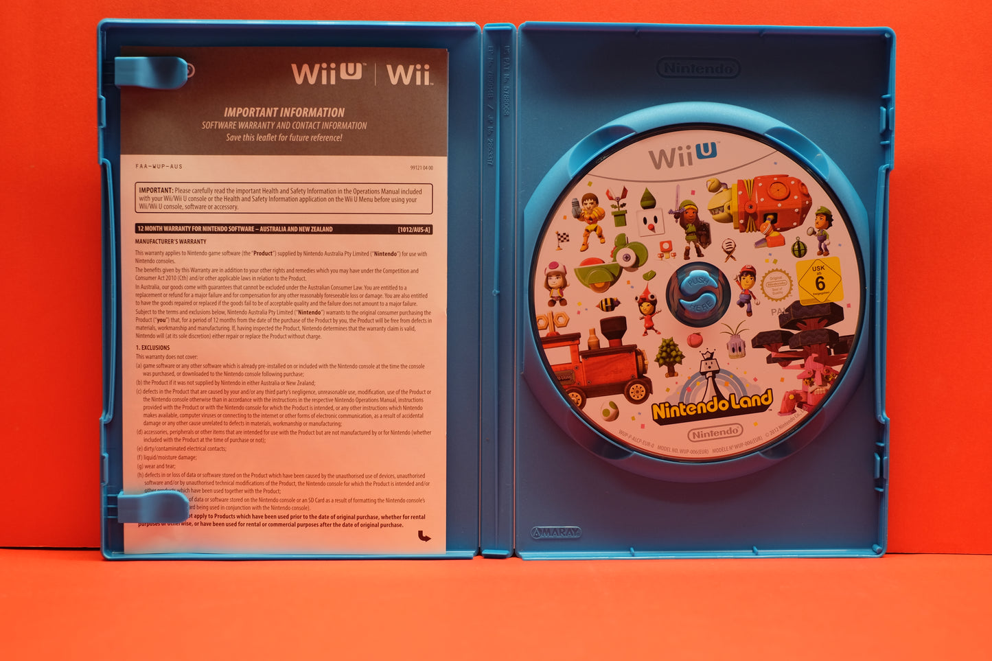 Nintendo Land *No Manual* - Nintendo Wii U