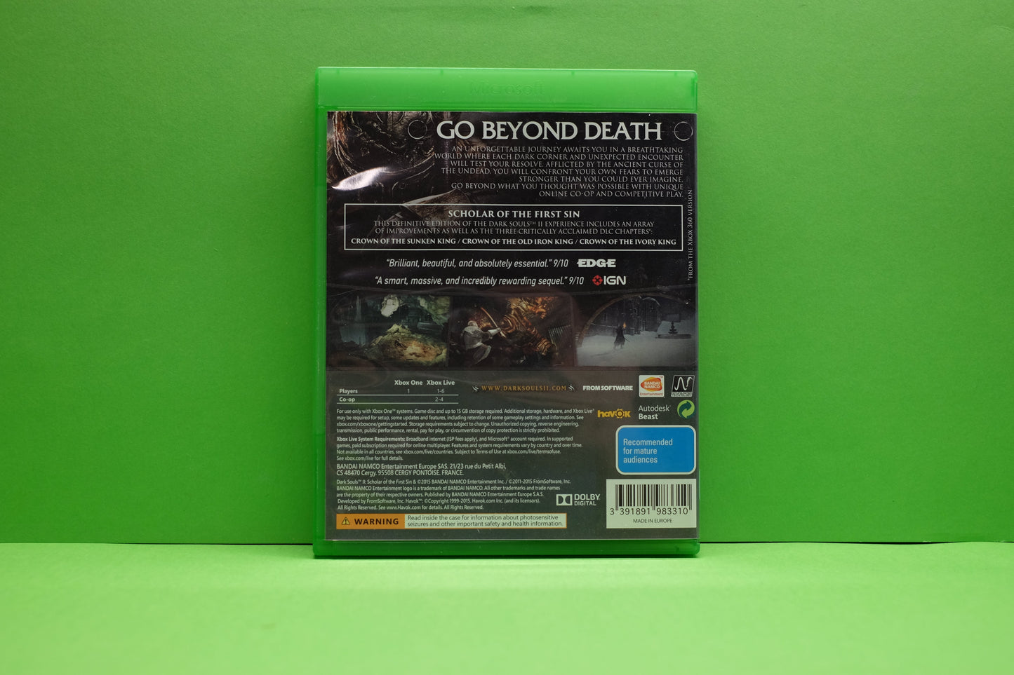 Dark Souls II (2) Scholar Of The First Sin - Xbox One - Pre-Owned