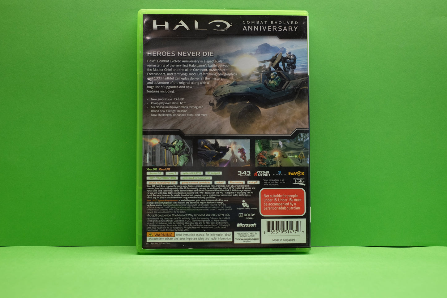 Halo Combat Evolved Anniversary - Xbox 360 - Pre-Owned