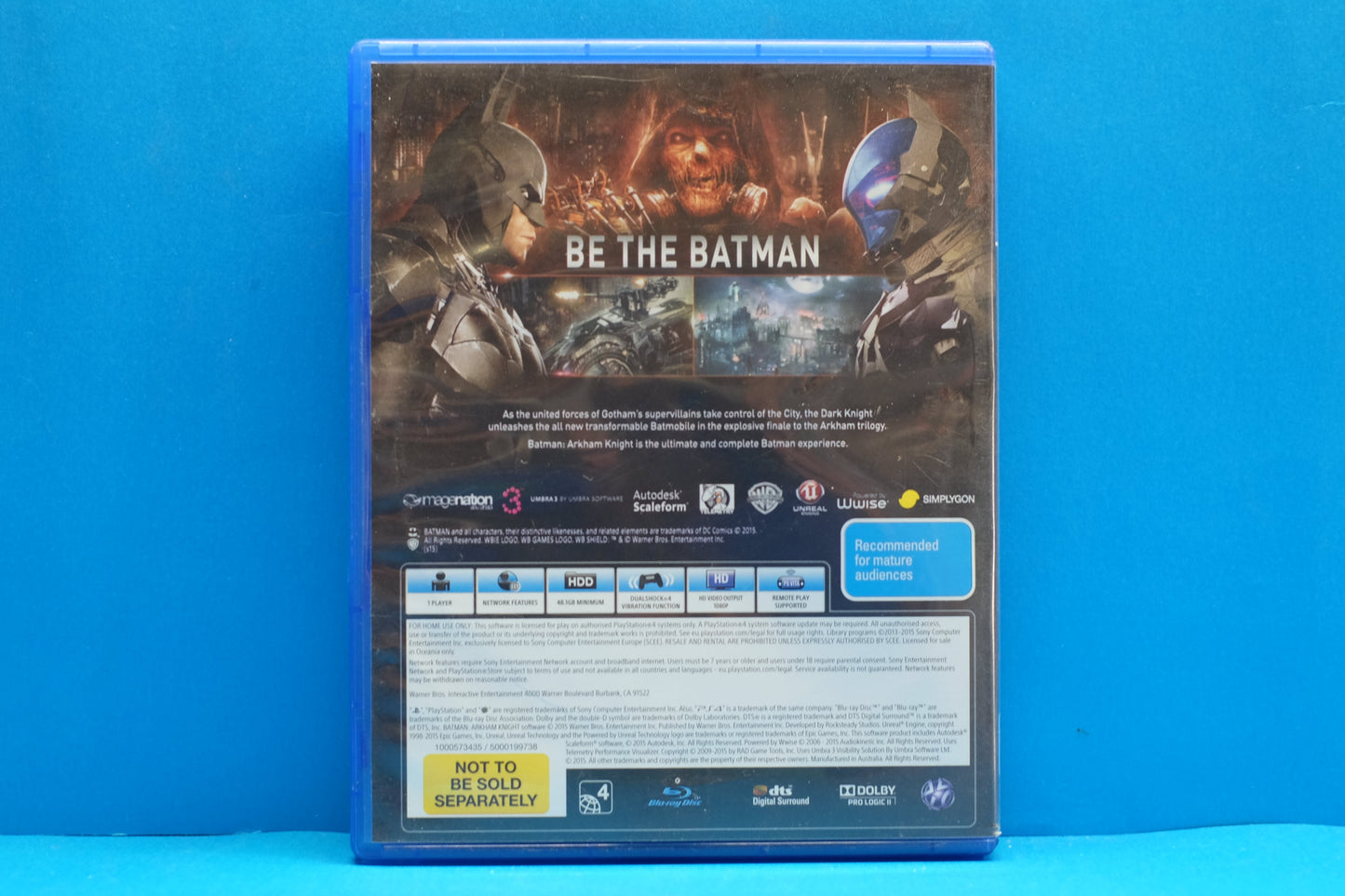 Batman Arkham Knight - Playstation 4 - Pre-Owned