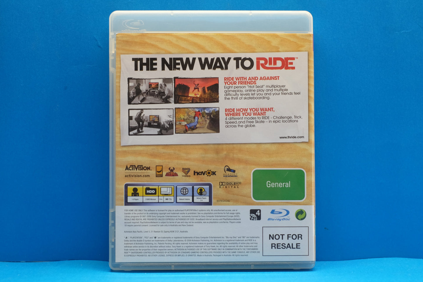 Tony Hawk Ride - Playstation 3 - Pre-Owned