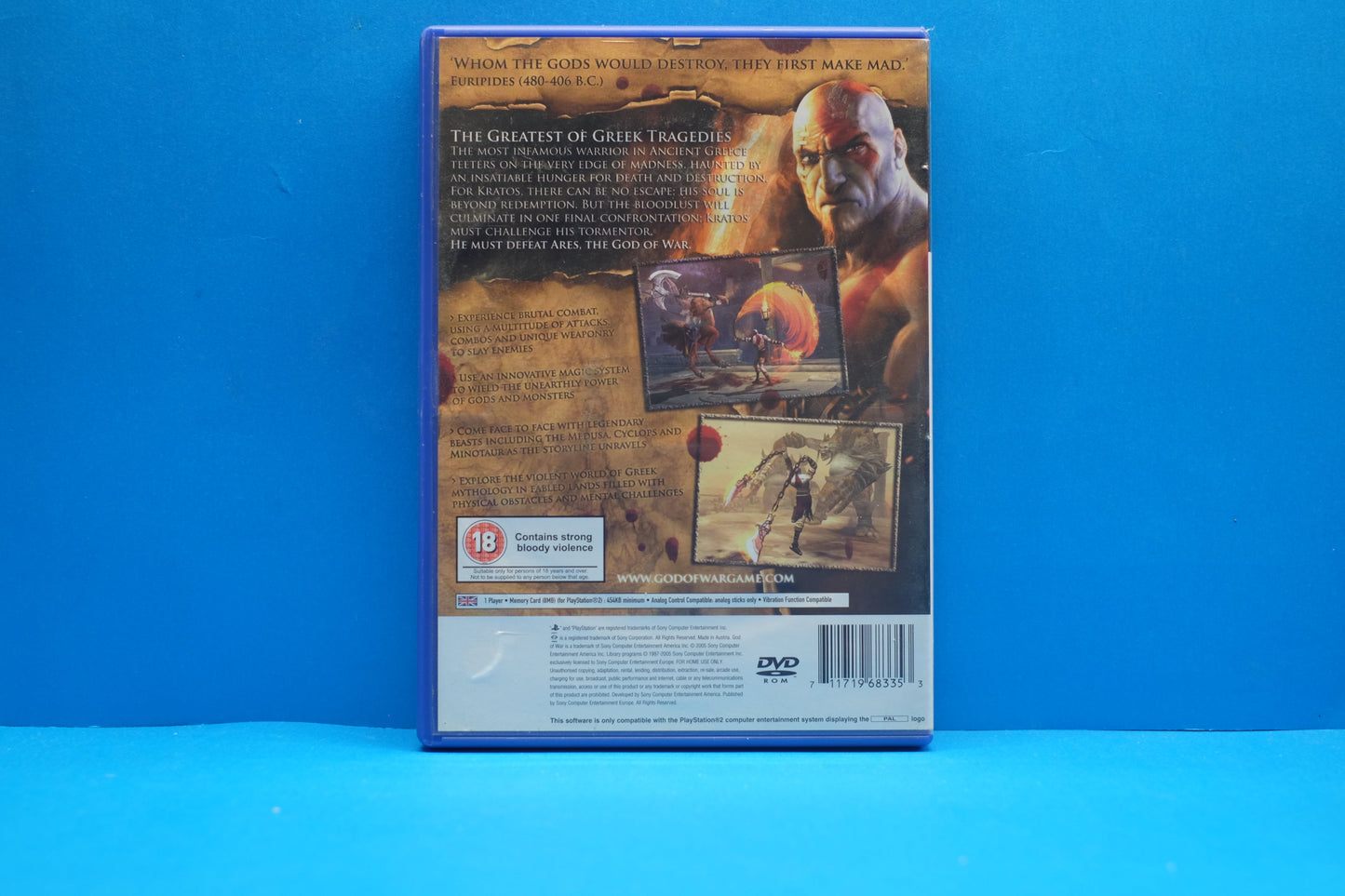 God Of War - Playstation 2 - Pre-Owned