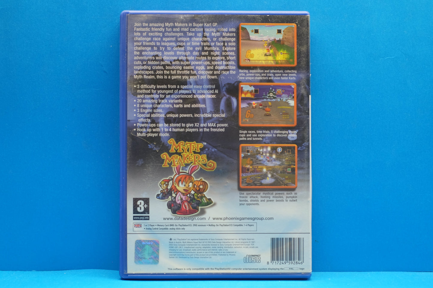 Myth Makers Super Kart GP - Playstation 2 - Pre-Owned