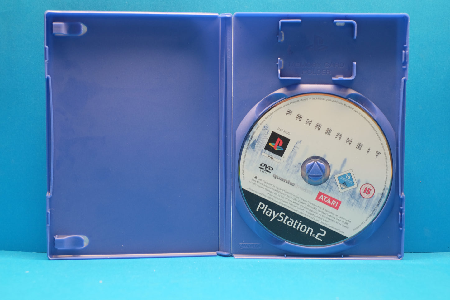 Fahrenheit *No Manual* - Playstation 2