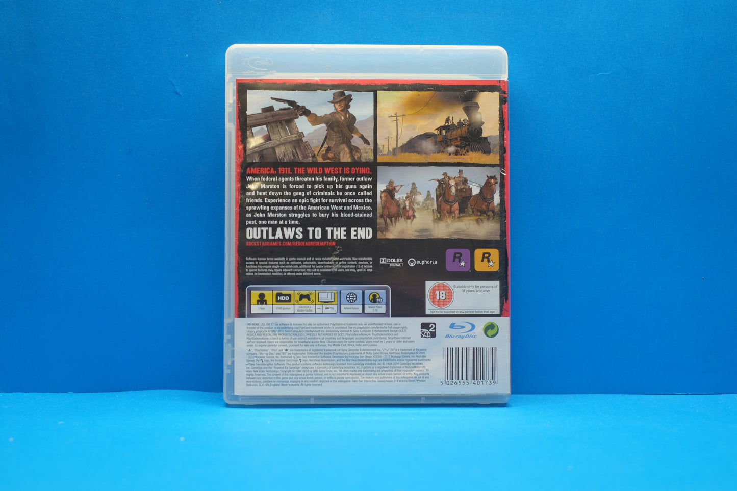 Red Dead Redemption *No Manual* - Playstation 3