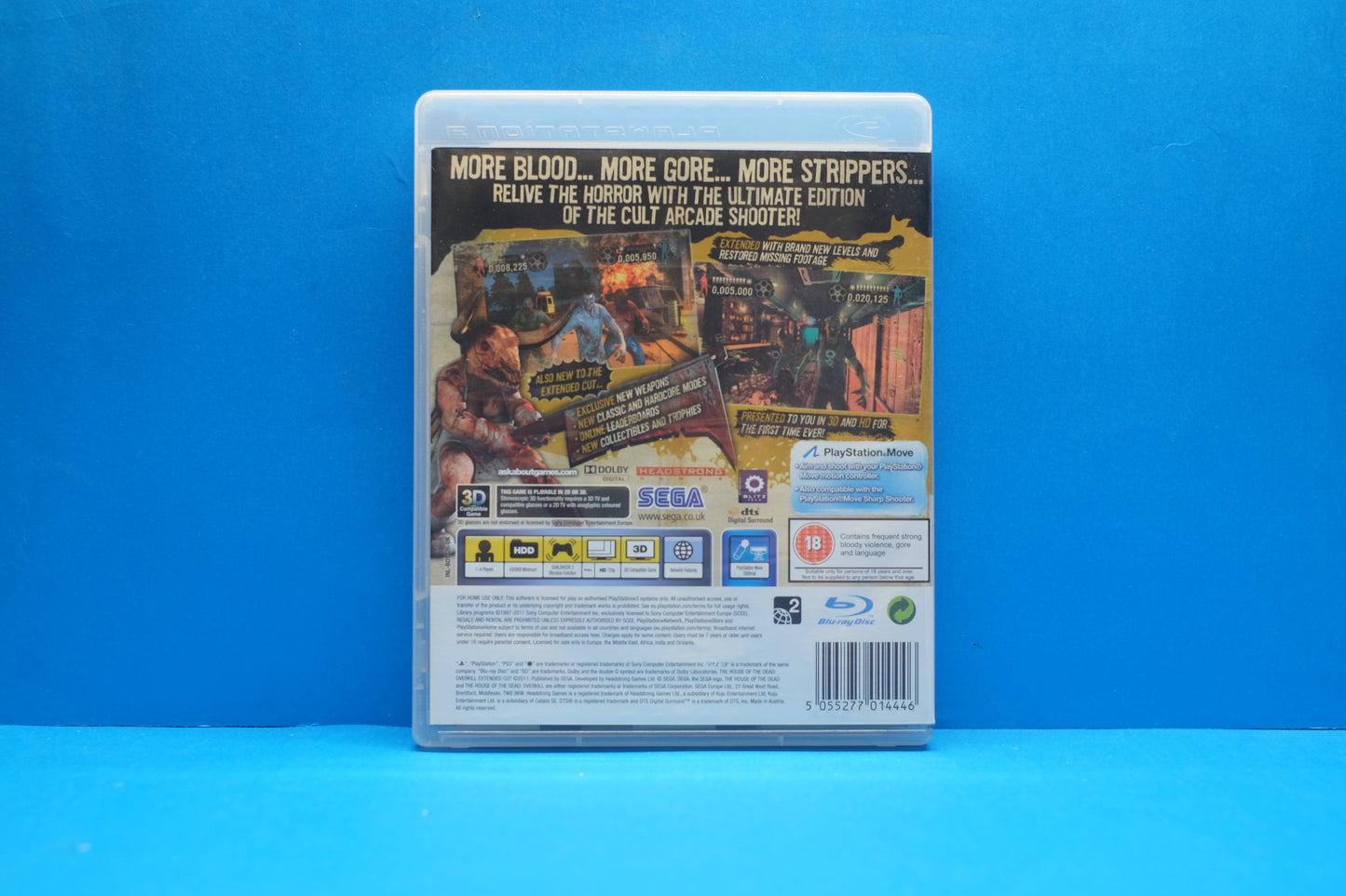 The House Of The Dead Overkill Extended Cut (3D Glasses Included) - Playstation 3 - Pre-Owned