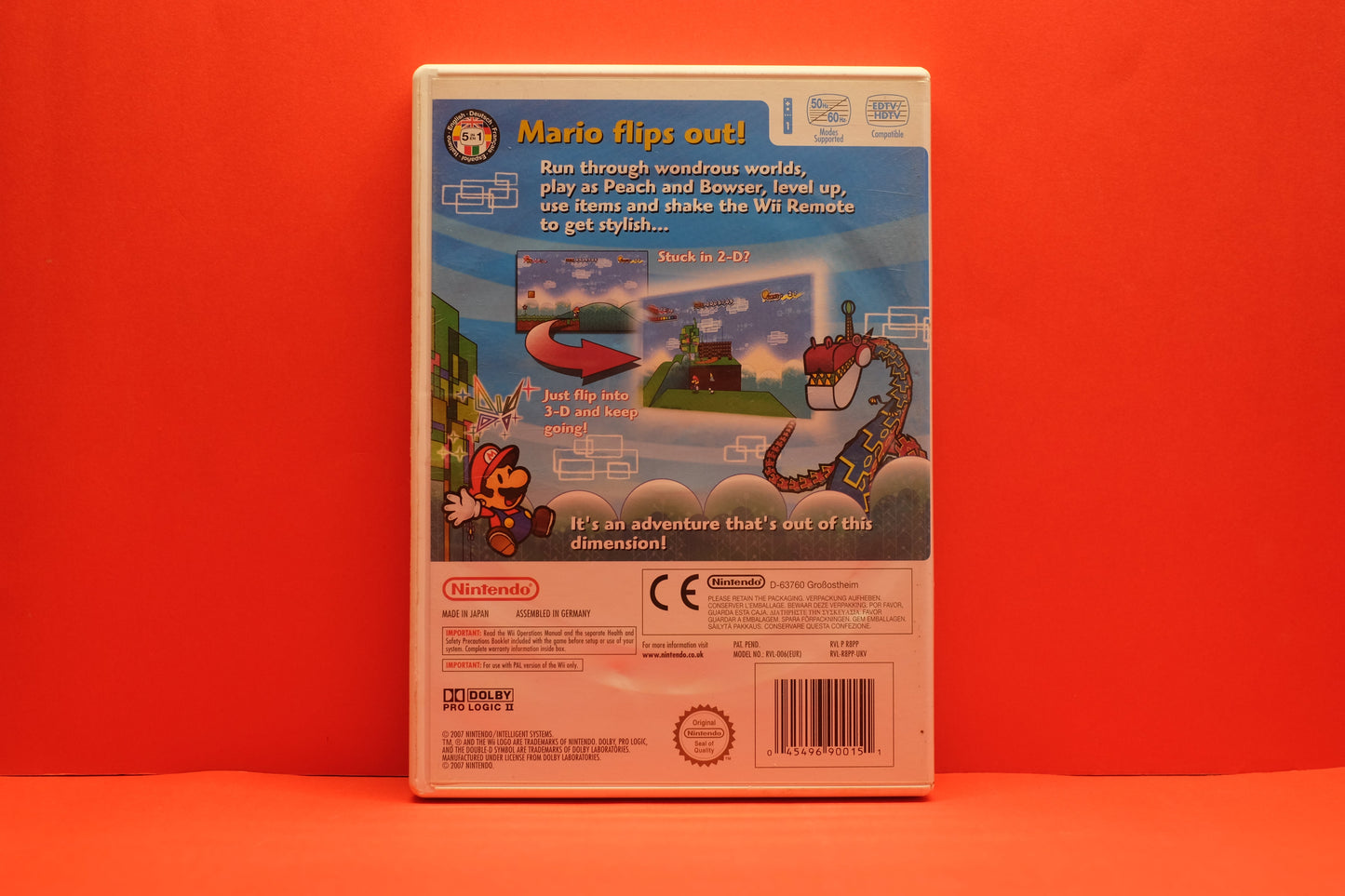 Super Paper Mario - Nintendo Wii - Pre-Owned