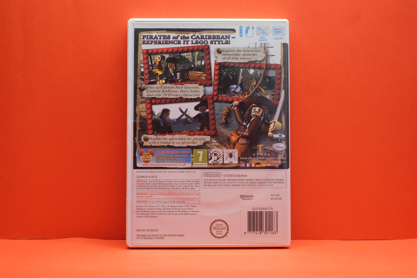 Lego Pirates Of The Caribbean The Video Game - Nintendo Wii - Pre-Owned