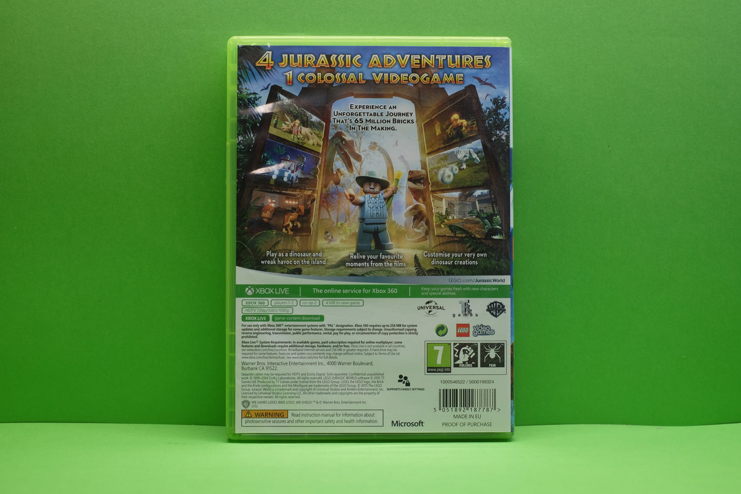 Lego Jurassic World - Xbox 360