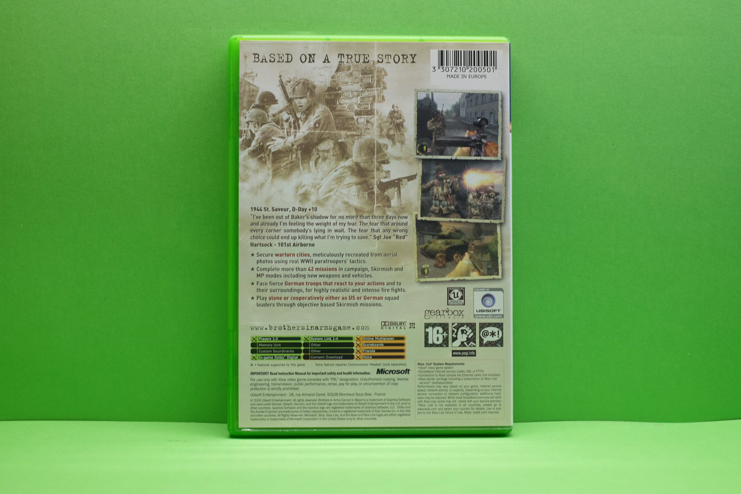 Brothers In Arms Earned In Blood - Xbox Original - Pre-Owned