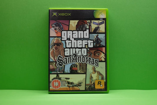 Grand Theft Auto San Andreas *Complete* - Xbox Original - Pre-Owned