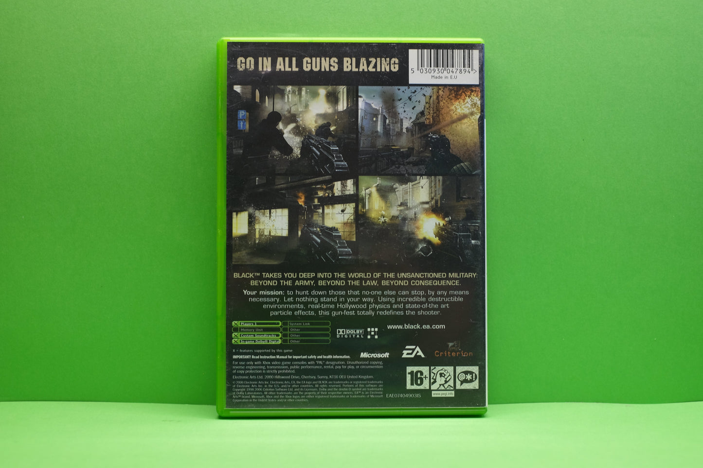 Black - Xbox Original - Pre-Owned