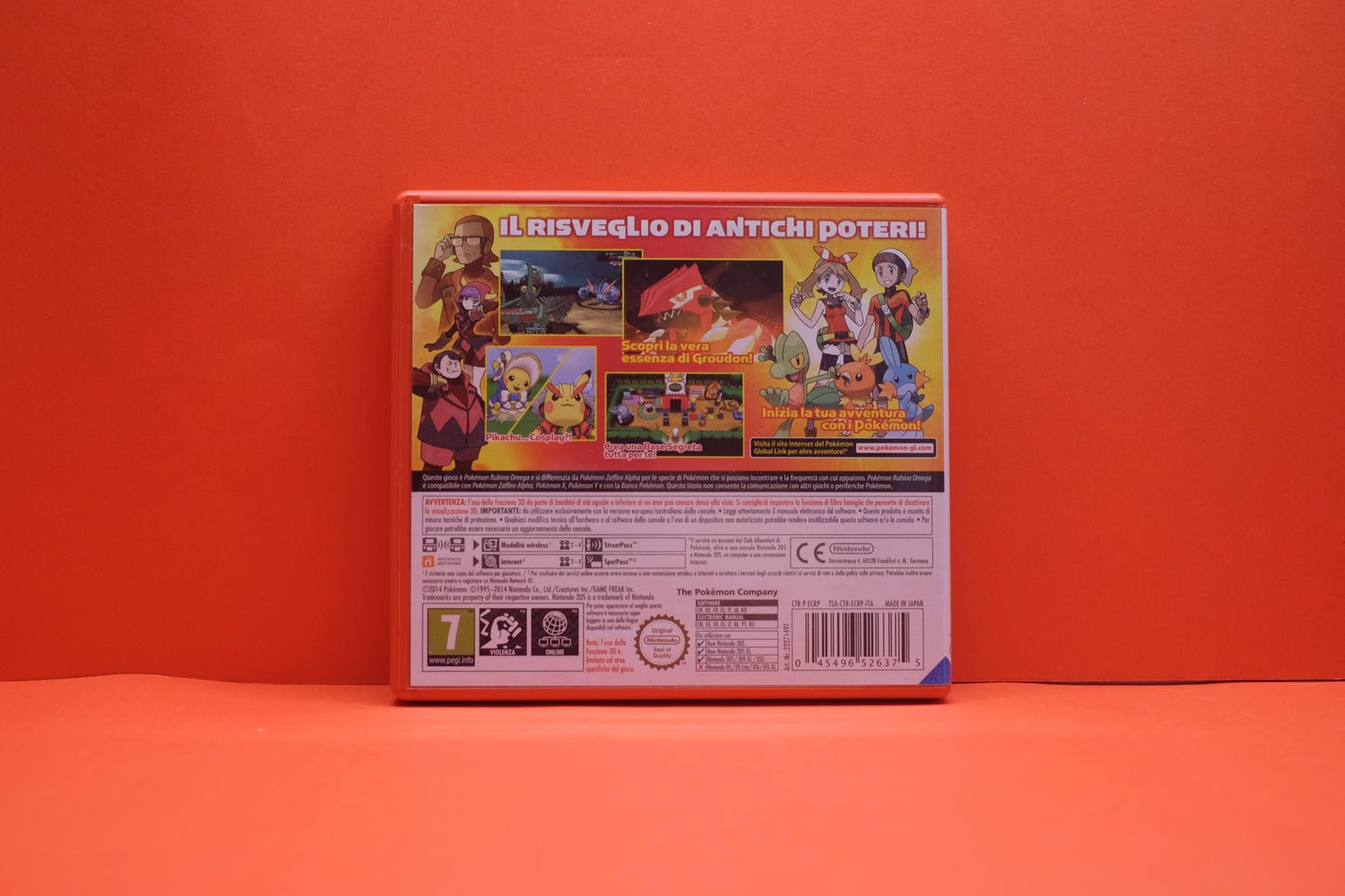 Pokemon Omega Ruby (Italian Version) - Nintendo 3DS - Pre-Owned