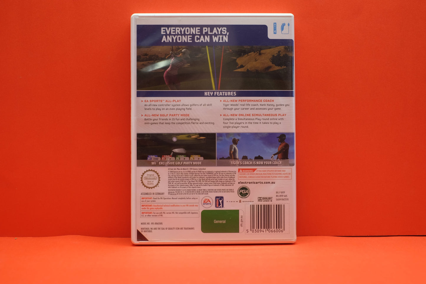 Tiger Woods PGA Tour 09 All-Play - Nintendo Wii - Pre-Owned