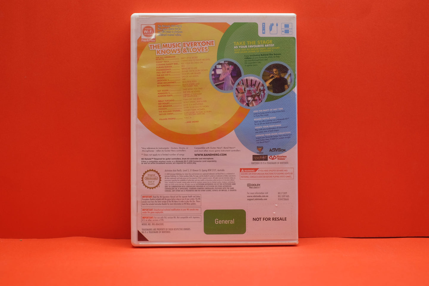 Band Hero - Nintendo Wii - Pre-Owned