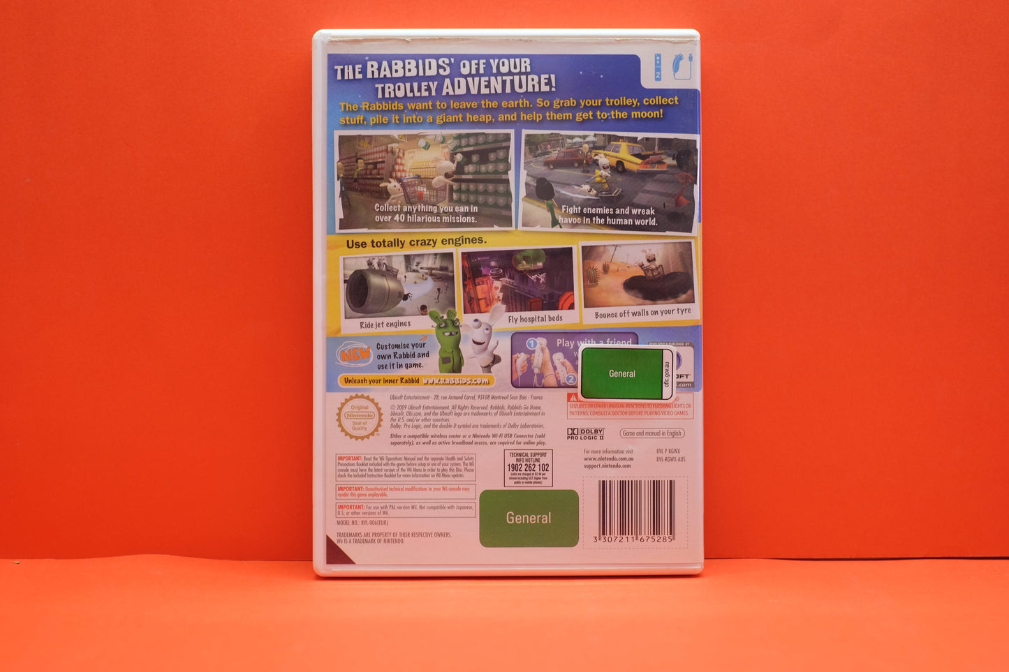 Rabbids Go Home - Nintendo Wii - Pre-Owned