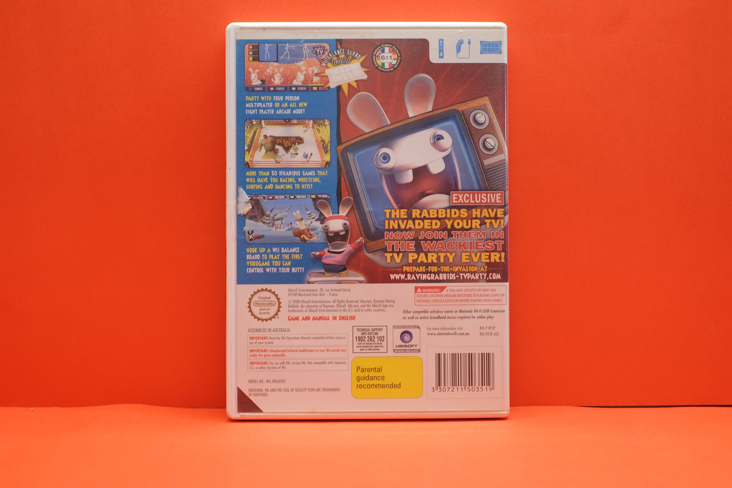 Rayman Raving Rabbids TV Party - Nintendo Wii - Pre-Owned