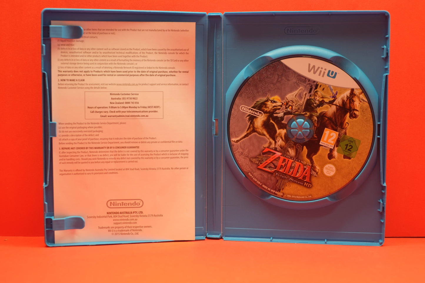 The Legend Of Zelda Twilight Princess HD Wolf Link Amiibo Set (No Audio CD) - Nintendo Wii U - Pre-Owned