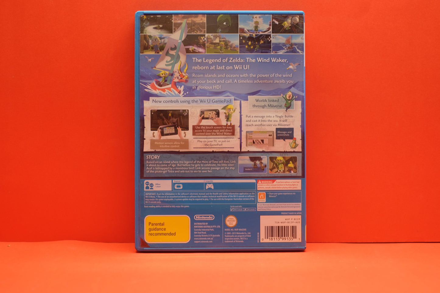 The Legend Of Zelda The Wind Waker HD - Nintendo Wii U - Pre-Owned