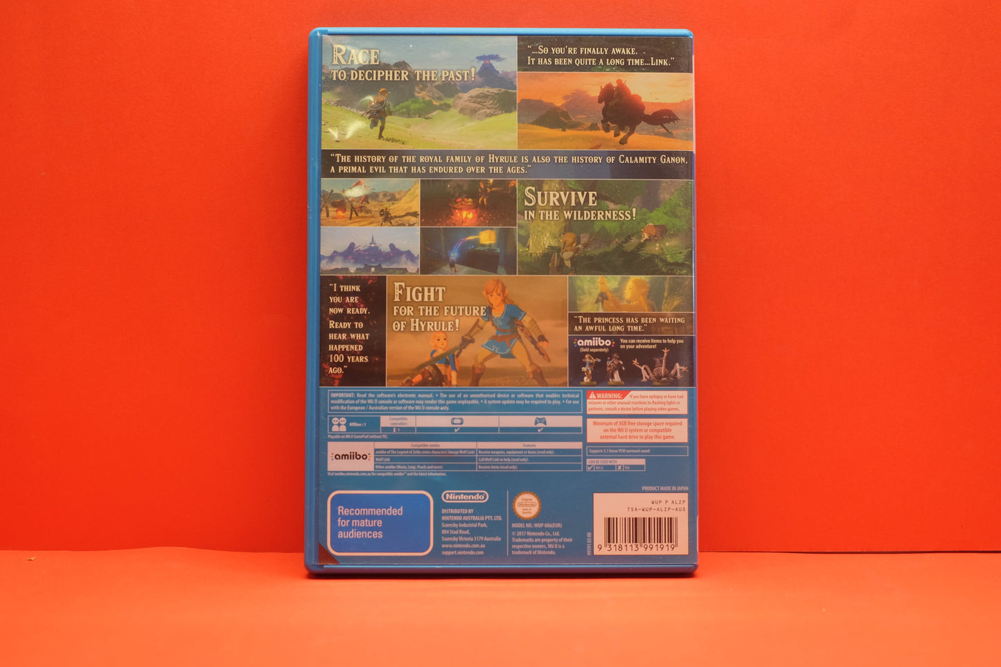 The Legend Of Zelda Breath Of The Wild - Nintendo Wii U - Pre-Owned