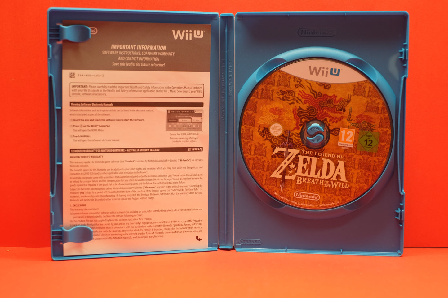 The Legend Of Zelda Breath Of The Wild - Nintendo Wii U - Pre-Owned