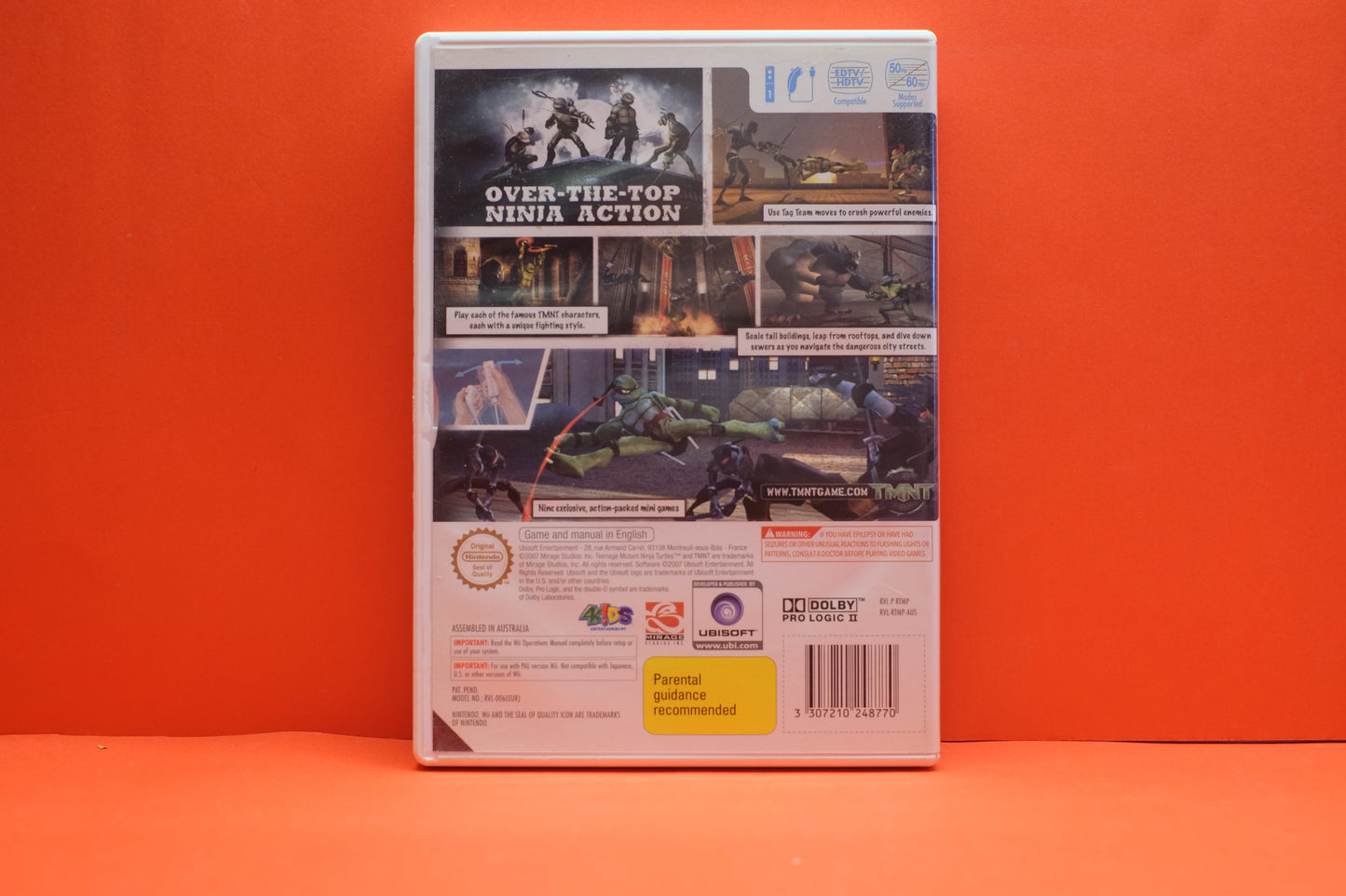 TMNT Teenage Mutant Ninja Turtles - Nintendo Wii - Pre-Owned