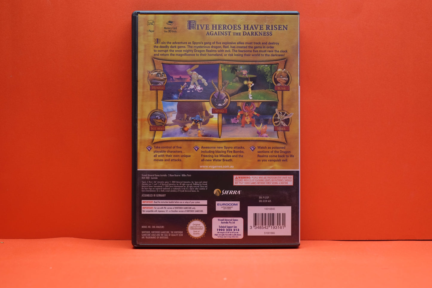 Spyro A Hero's Tail - Nintendo Gamecube - Pre-Owned