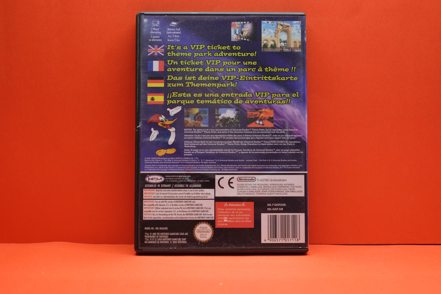 Universal Studios Theme Parks Adventure - Nintendo Gamecube - Pre-Owned