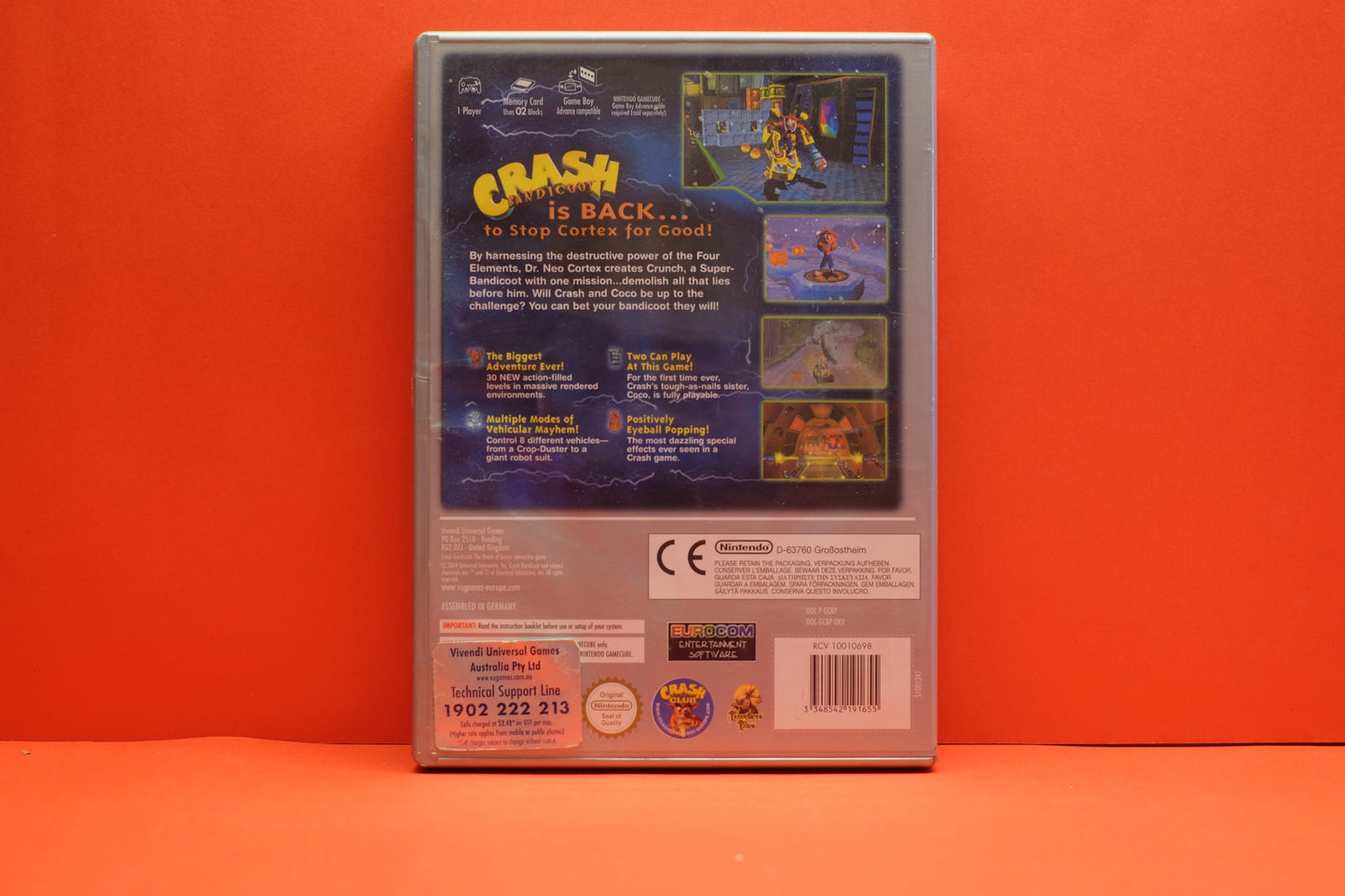 Crash Bandicoot The Wrath Of Cortex (Player's Choice) - Nintendo Gamecube - Pre-Owned